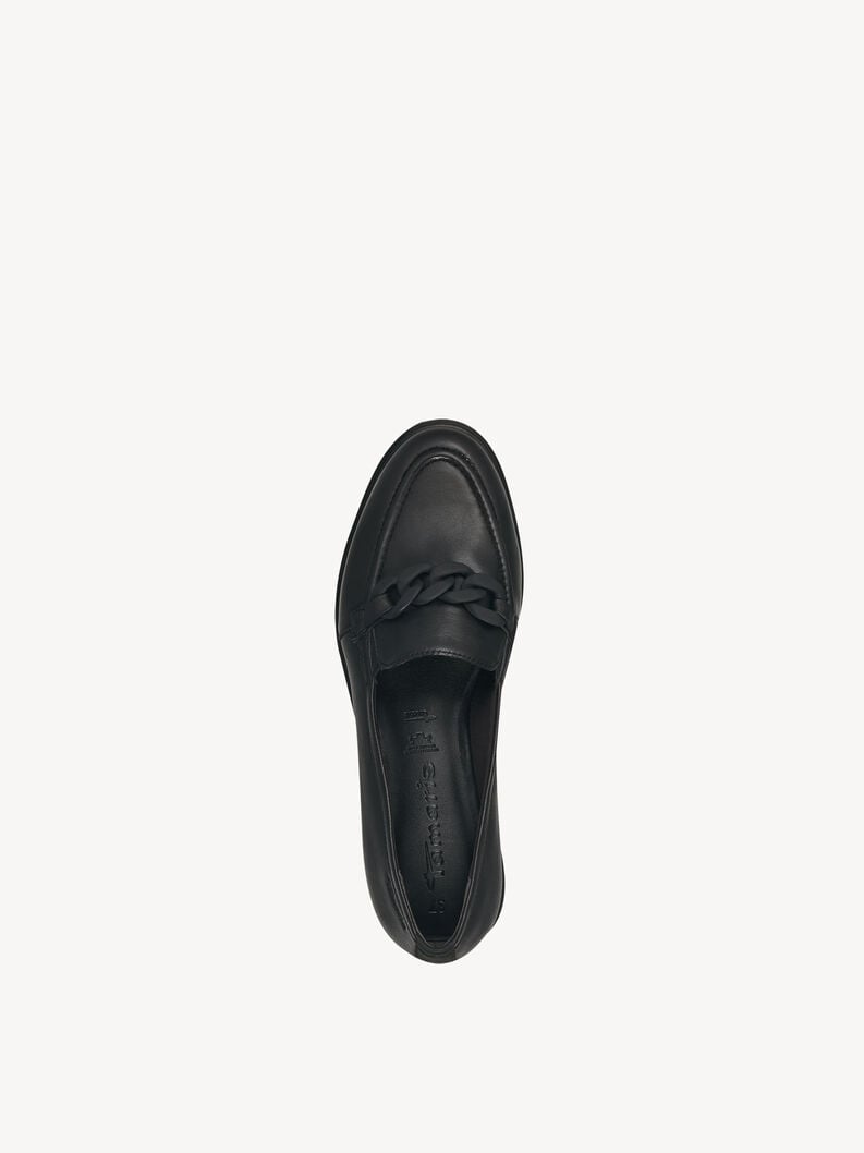 cuoio di pattino - nero 1-24201-41-003 compra tamaris scarpe basse pantofole online