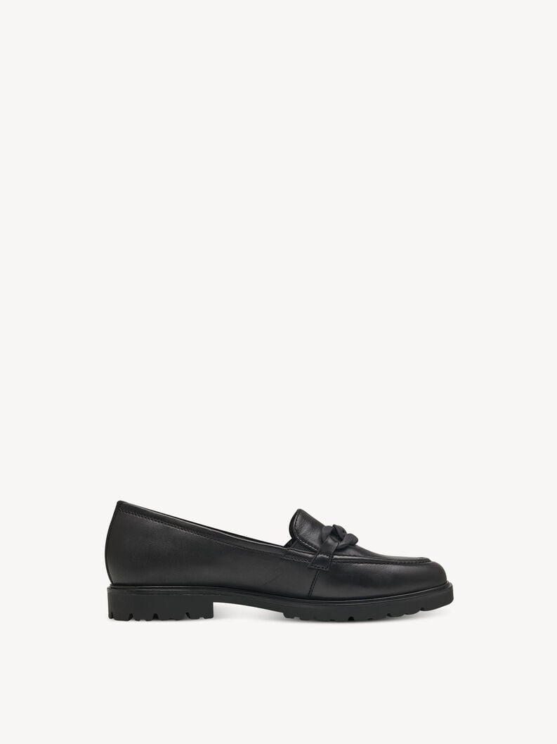 cuoio di pattino - nero 1-24201-41-003 compra tamaris scarpe basse pantofole online