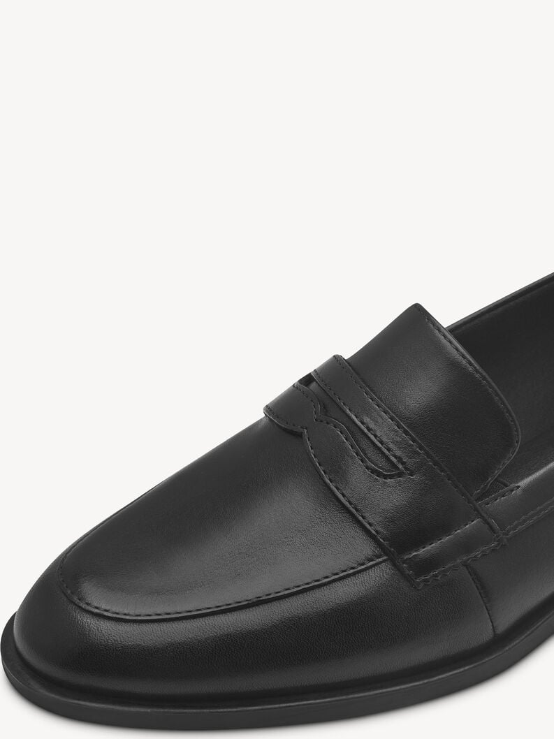 cuoio di pattino - nero 1-24202-44-001 compra tamaris scarpe basse pantofole online