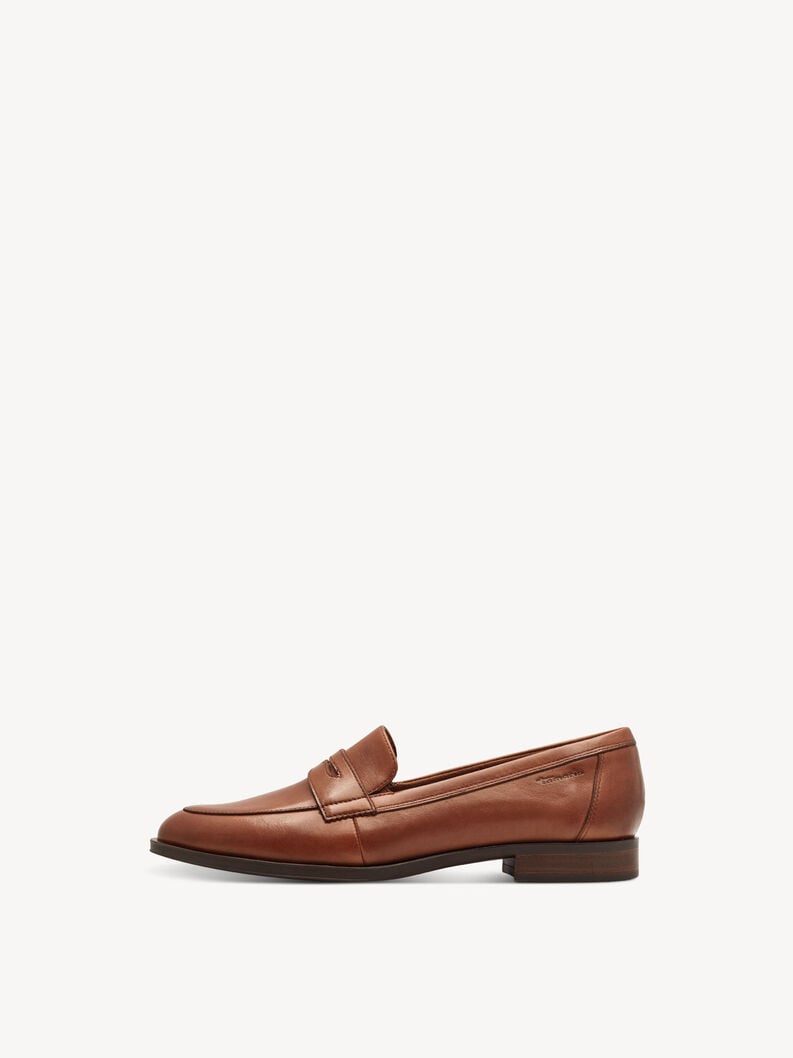 cuoio di pattino - marrone 1-24202-44-305 compra tamaris scarpe basse pantofole online