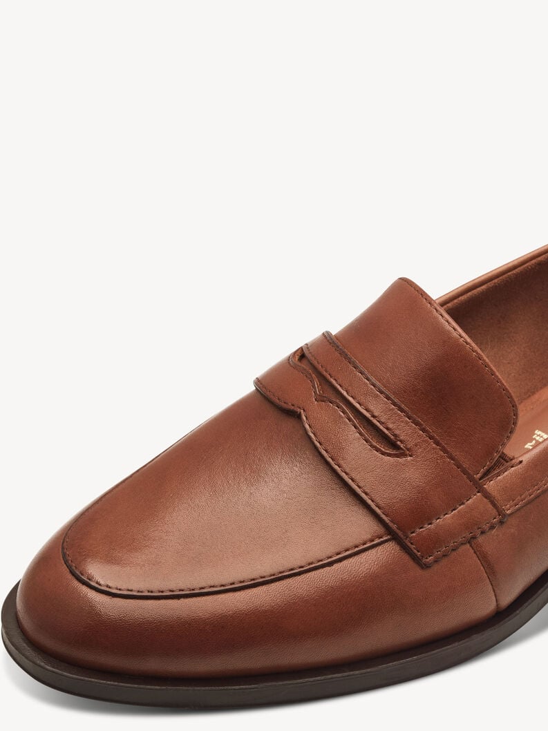 cuoio di pattino - marrone 1-24202-44-305 compra tamaris scarpe basse pantofole online