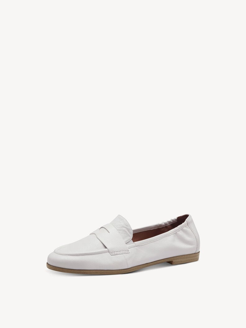 cuoio di pattino bianco 1-24210-42-100 compra tamaris scarpe basse pantofole online