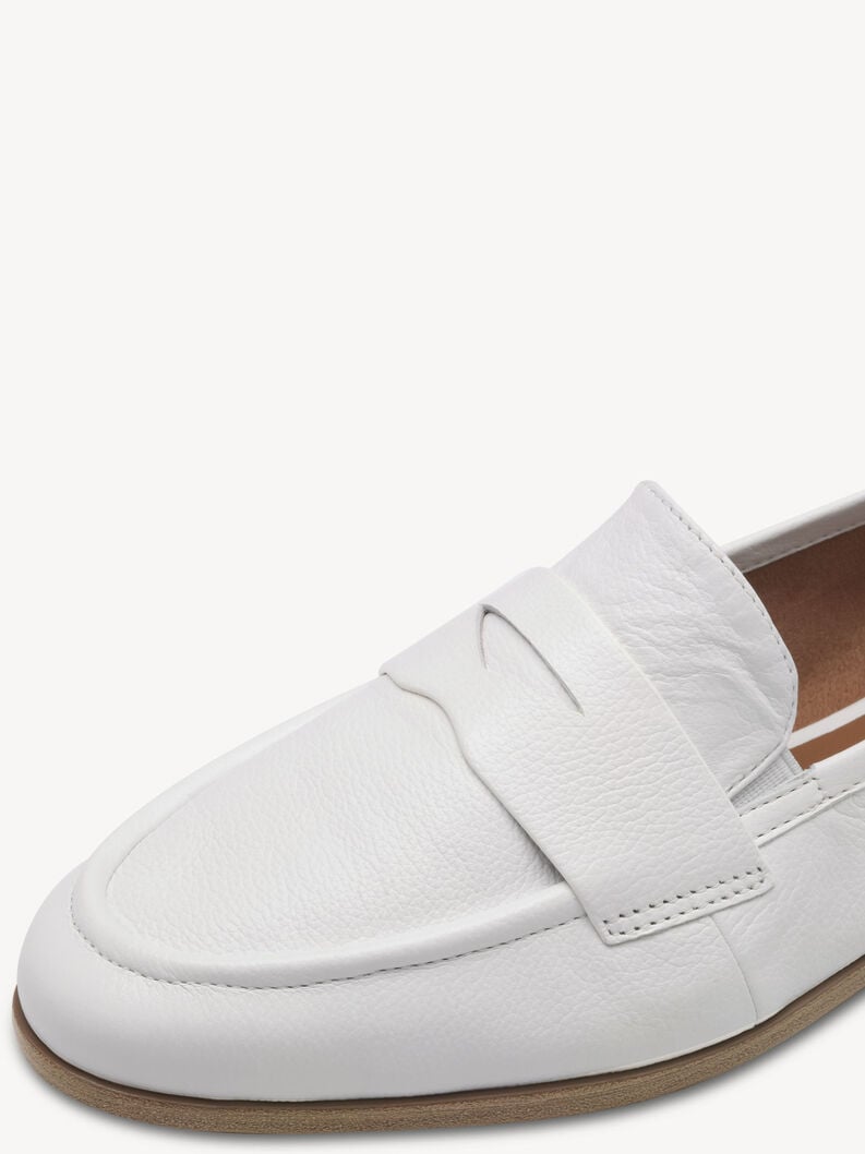 cuoio di pattino bianco 1-24210-42-100 compra tamaris scarpe basse pantofole online
