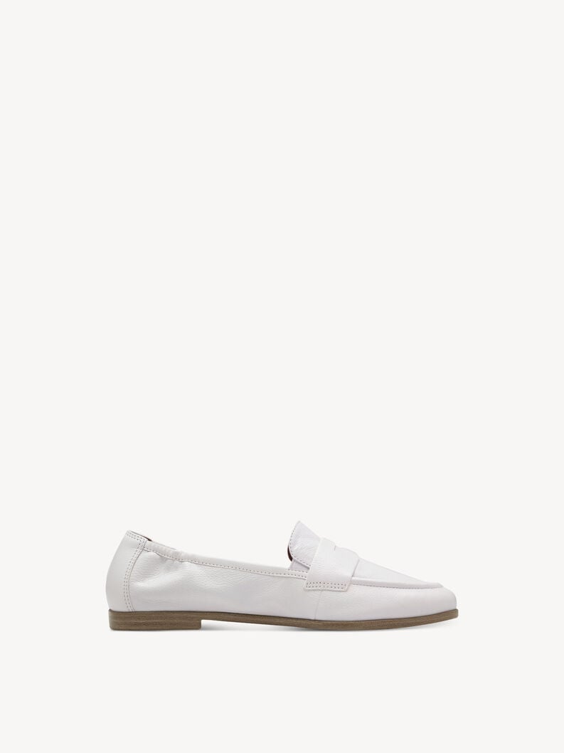cuoio di pattino bianco 1-24210-42-100 compra tamaris scarpe basse pantofole online