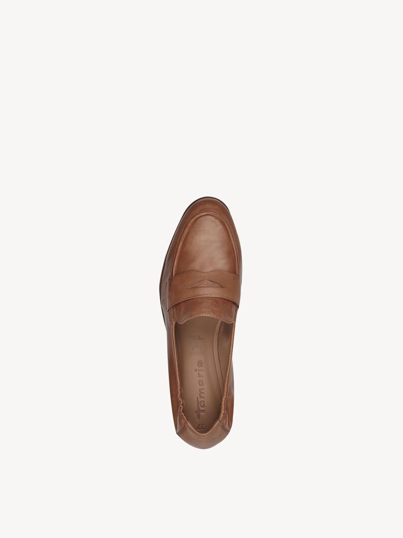 cuoio di pattino - marrone 1-24210-42-305 compra tamaris scarpe basse pantofole online