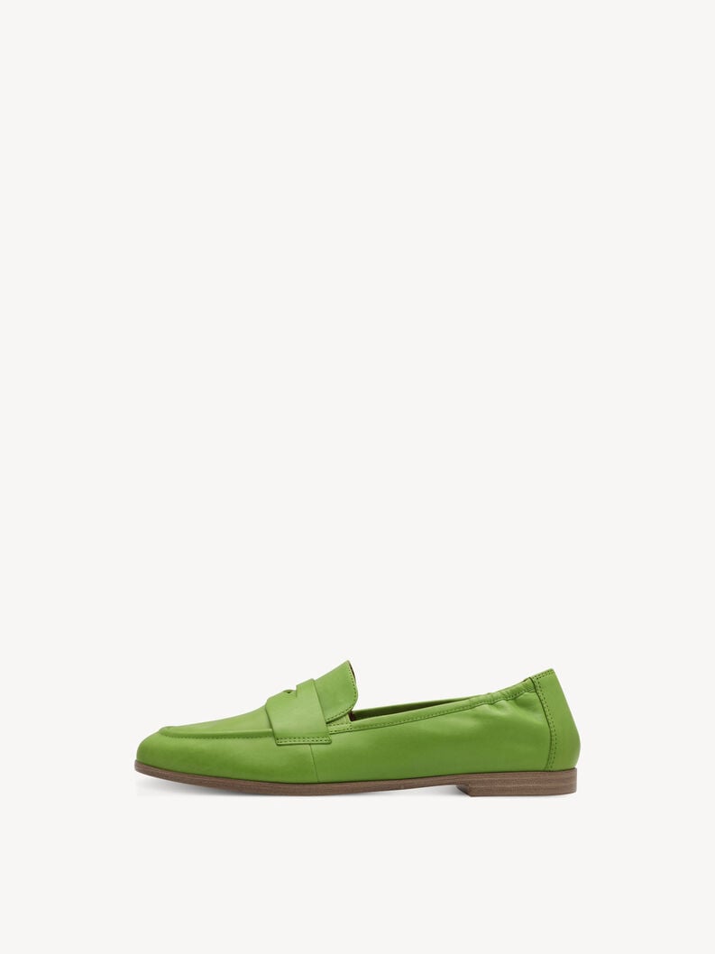 cuoio di pattino - verde 1-24210-42-718 compra tamaris scarpe basse pantofole online