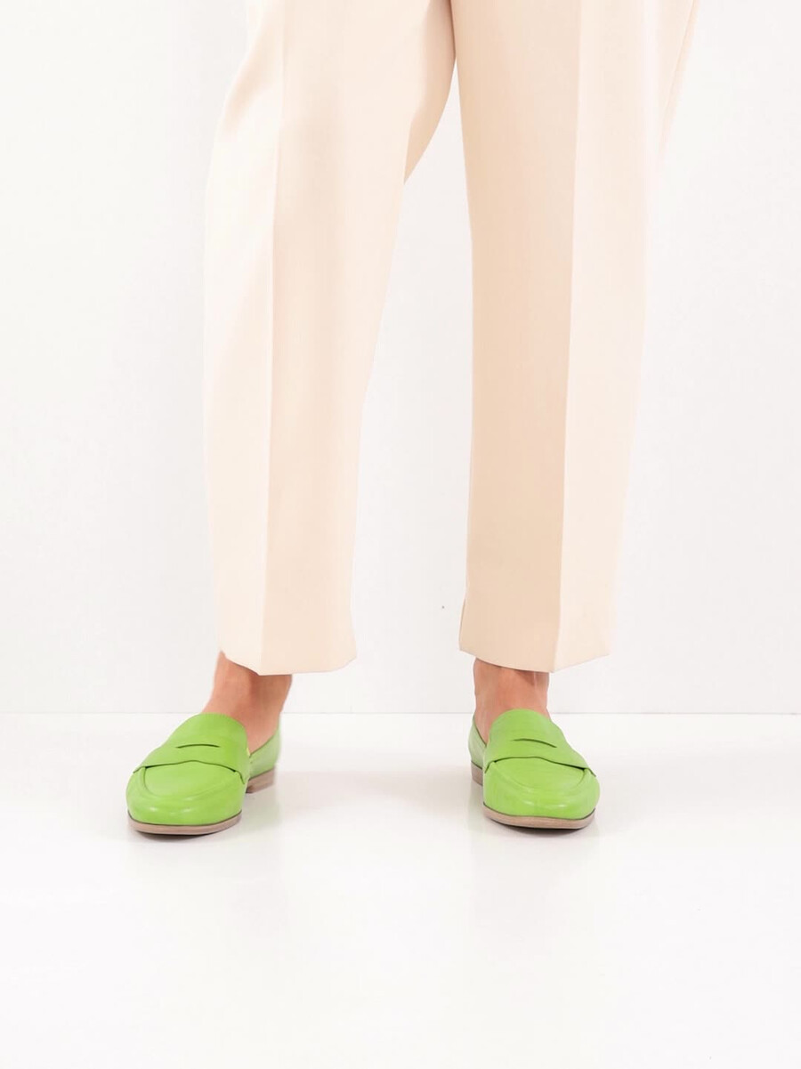 cuoio di pattino - verde 1-24210-42-718 compra tamaris scarpe basse pantofole online