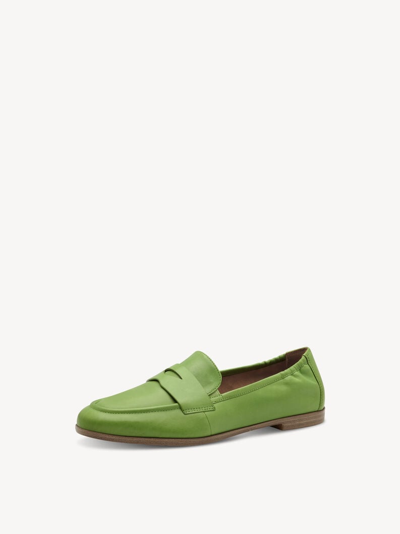 cuoio di pattino - verde 1-24210-42-718 compra tamaris scarpe basse pantofole online