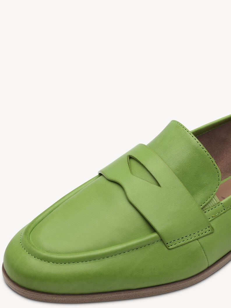 cuoio di pattino - verde 1-24210-42-718 compra tamaris scarpe basse pantofole online