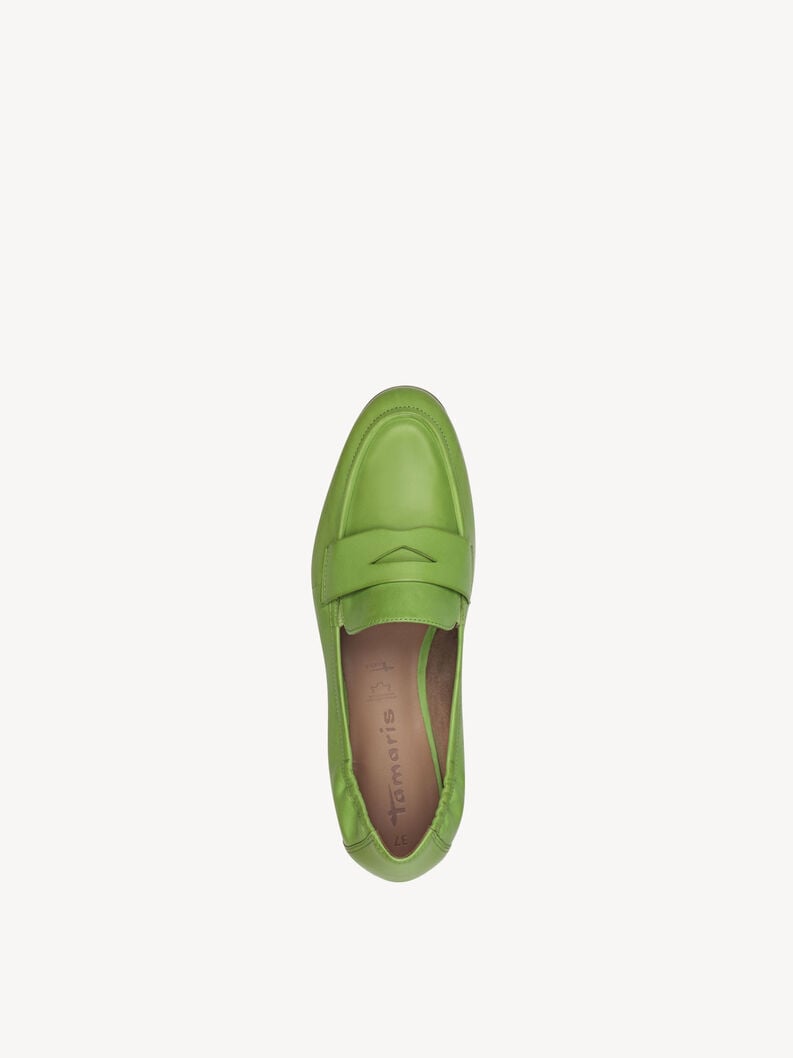 cuoio di pattino - verde 1-24210-42-718 compra tamaris scarpe basse pantofole online