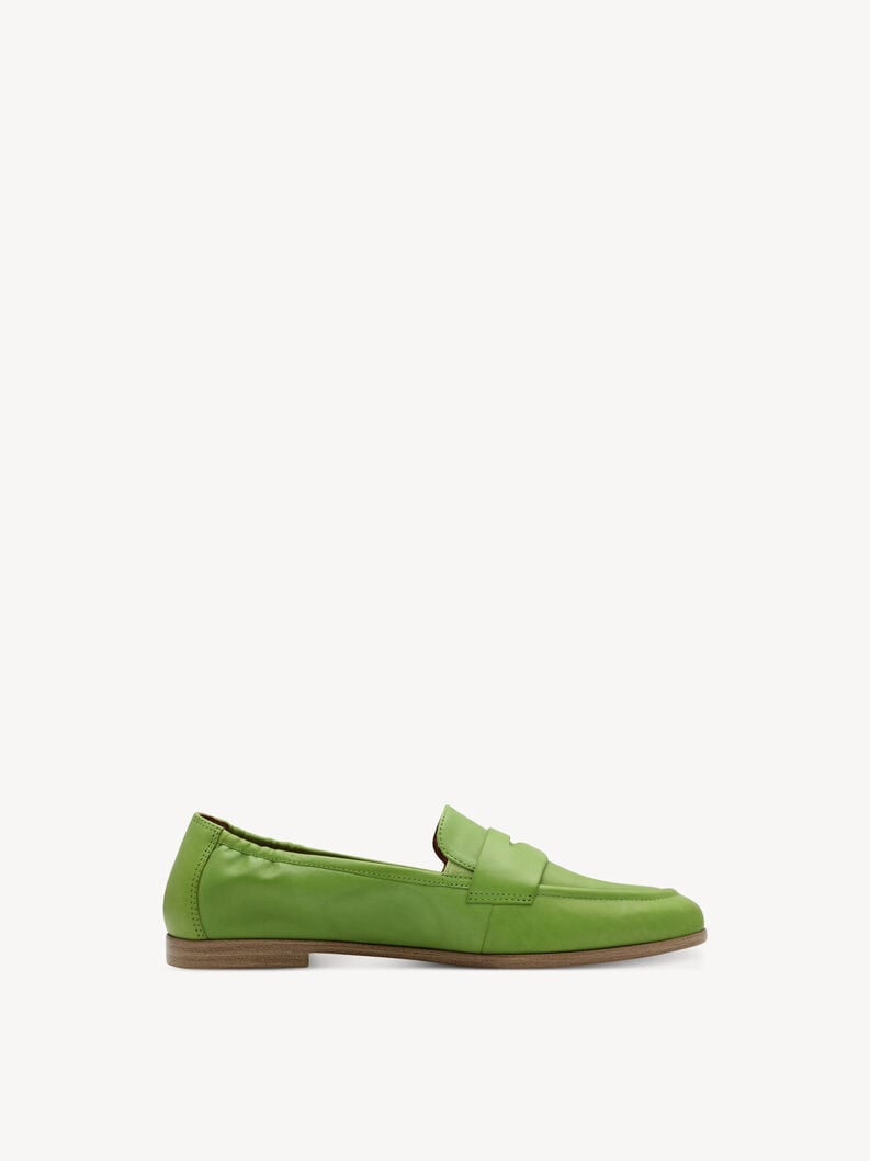 cuoio di pattino - verde 1-24210-42-718 compra tamaris scarpe basse pantofole online