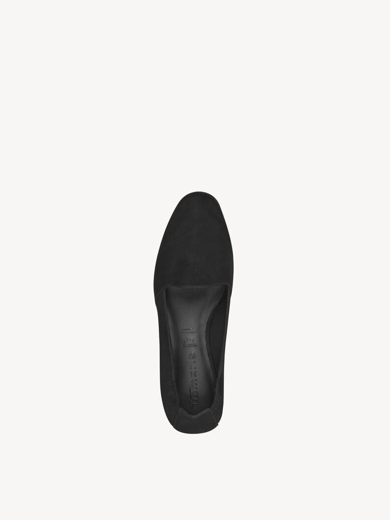 cuoio di pattino - nero 1-24212-42-001 compra tamaris scarpe basse pantofole online