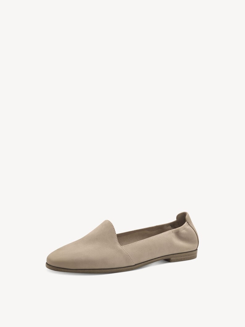 cuoio di pattino - beige 1-24212-42-341 compra tamaris scarpe basse pantofole online