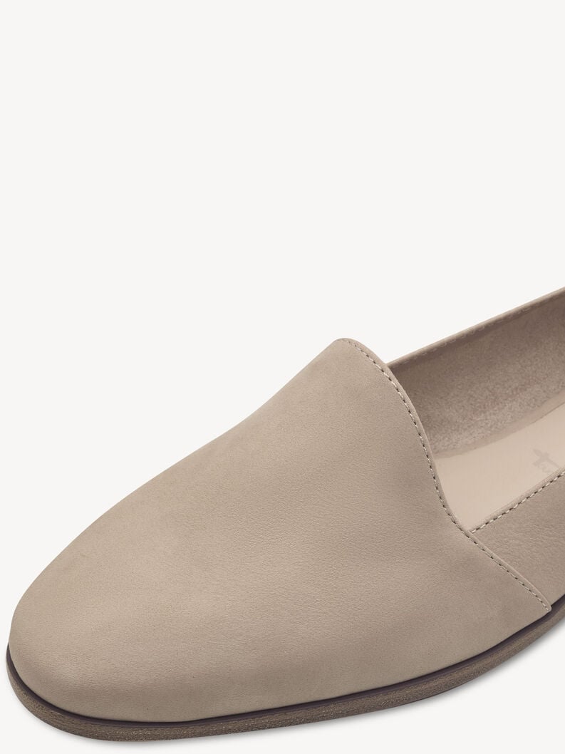 cuoio di pattino - beige 1-24212-42-341 compra tamaris scarpe basse pantofole online