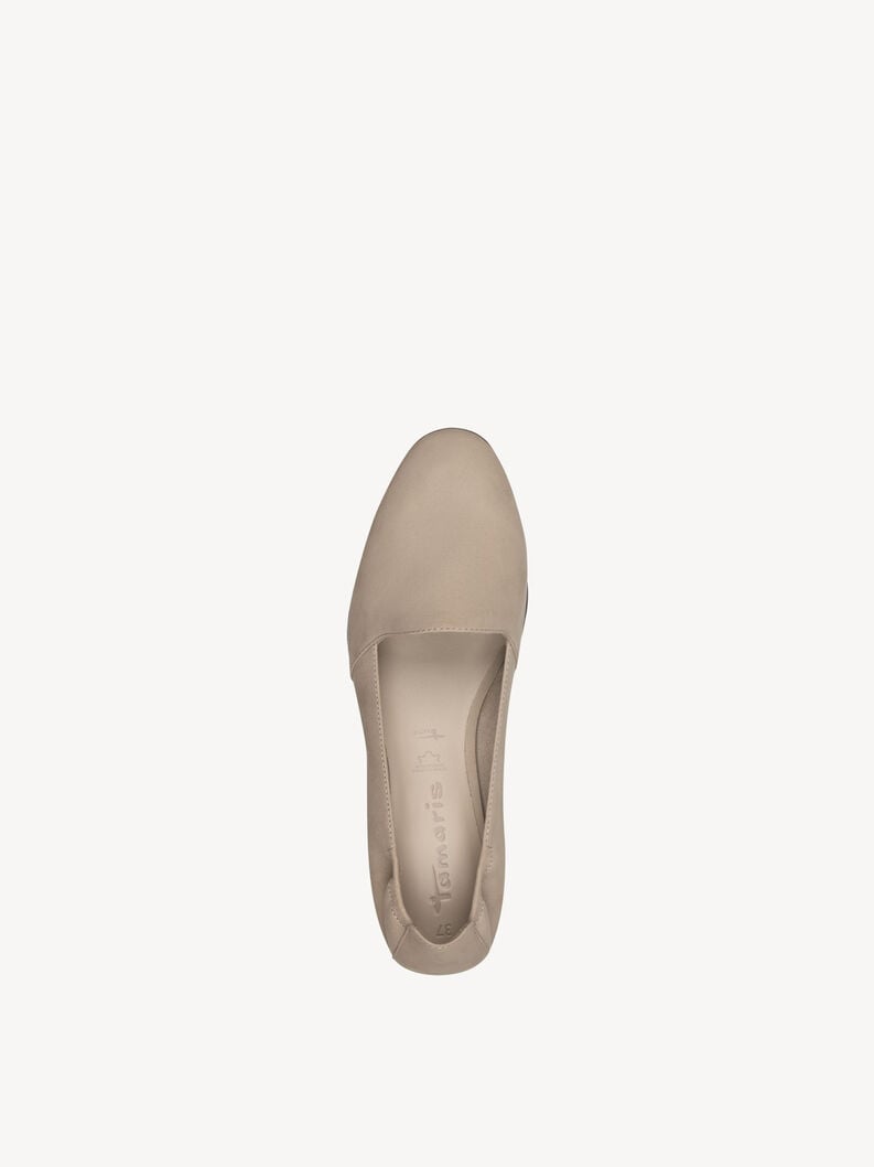cuoio di pattino - beige 1-24212-42-341 compra tamaris scarpe basse pantofole online