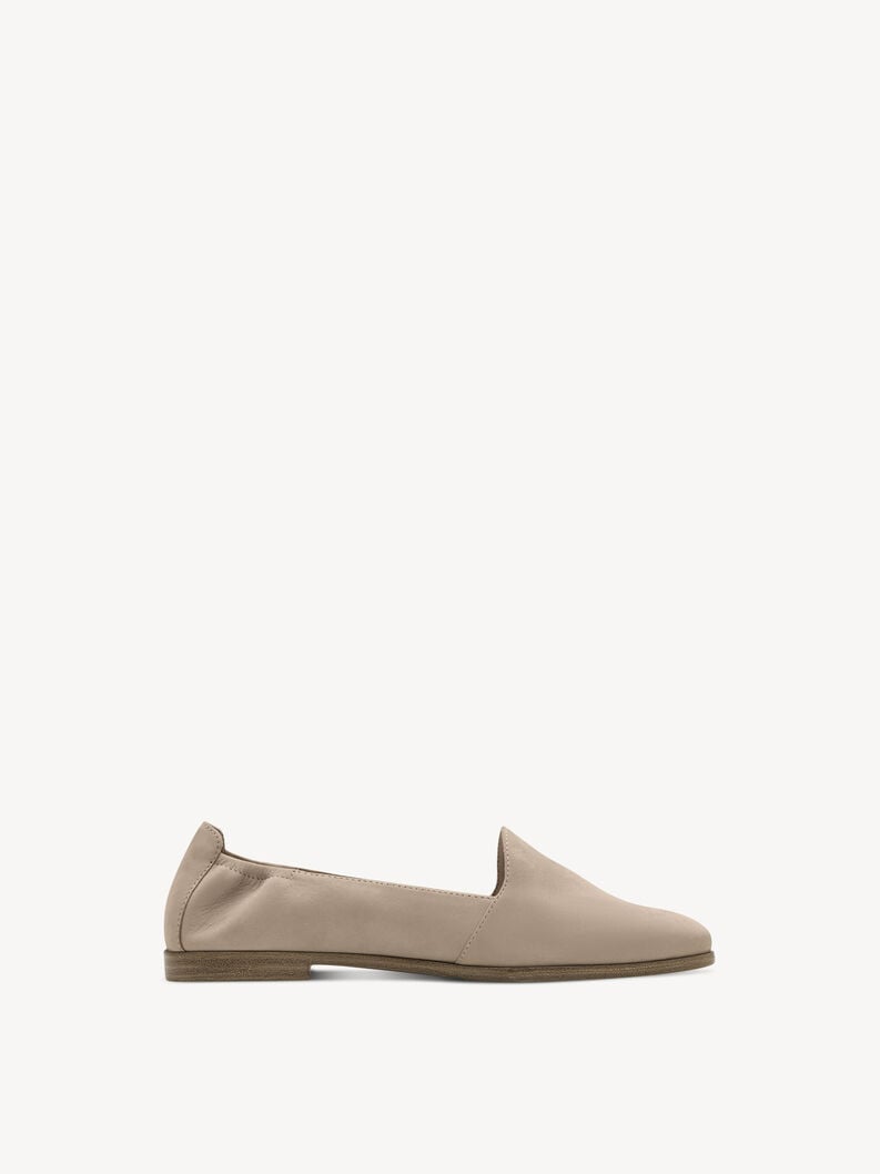 cuoio di pattino - beige 1-24212-42-341 compra tamaris scarpe basse pantofole online