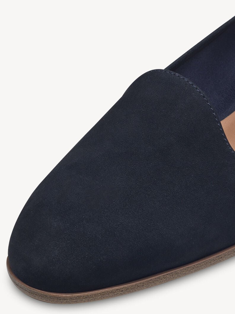 cuoio di pattino - blu 1-24212-42-805 compra tamaris scarpe basse pantofole online