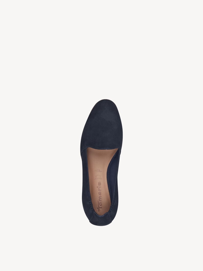 cuoio di pattino - blu 1-24212-42-805 compra tamaris scarpe basse pantofole online