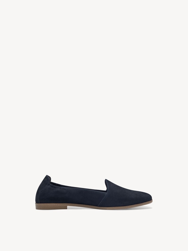 cuoio di pattino - blu 1-24212-42-805 compra tamaris scarpe basse pantofole online