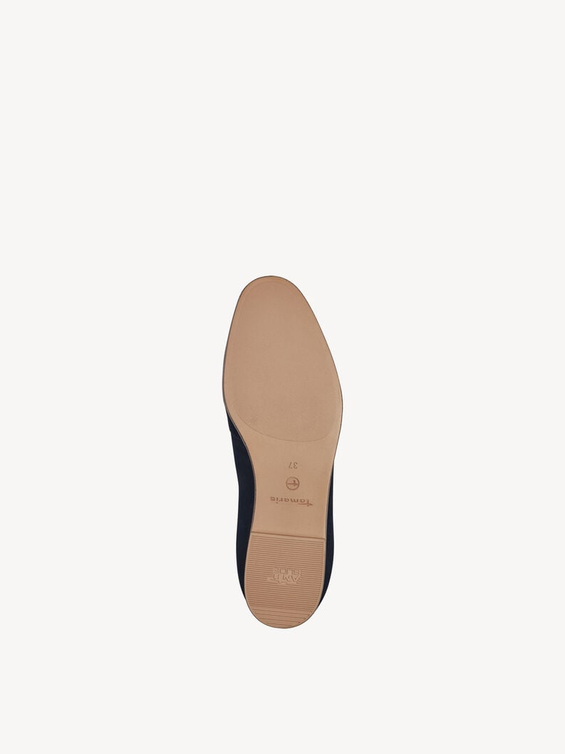 cuoio di pattino - blu 1-24212-42-805 compra tamaris scarpe basse pantofole online