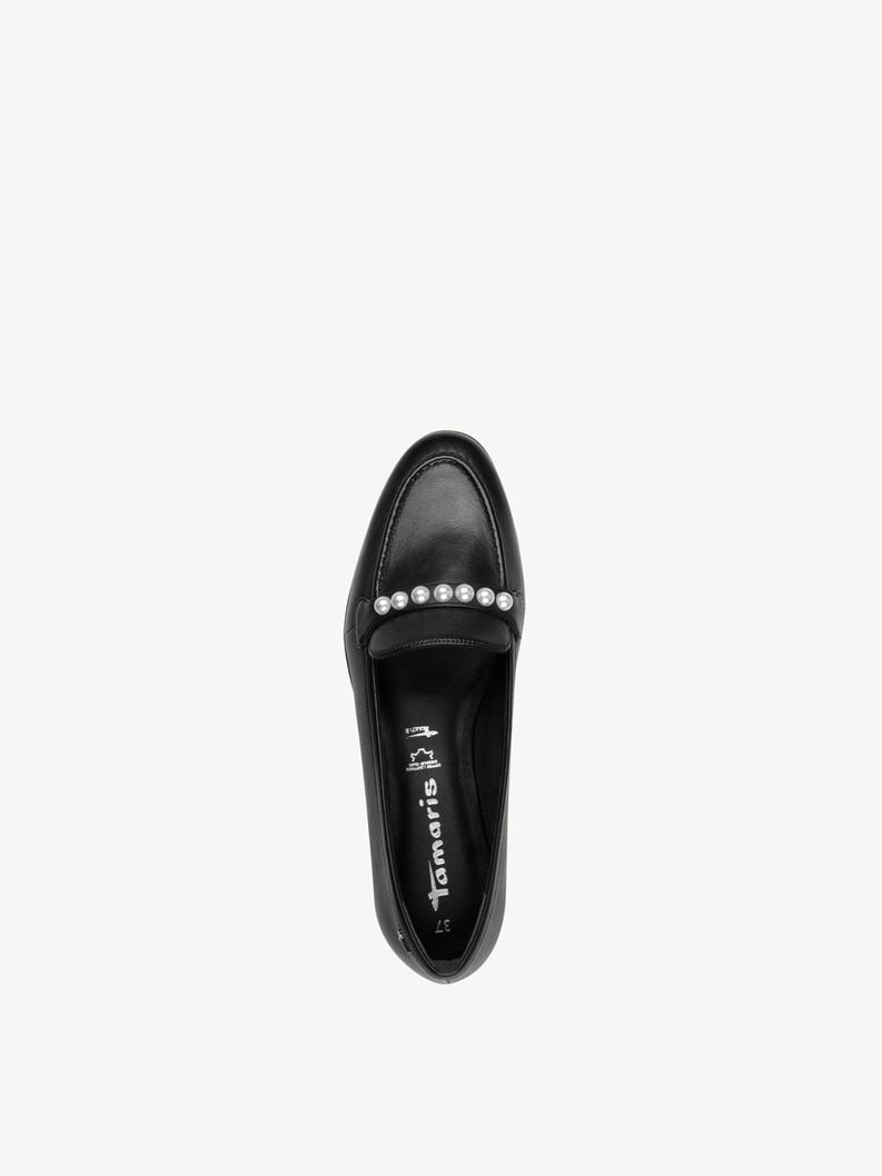 cuoio di pattino - nero 1-24220-44-003 compra tamaris scarpe basse pantofole online