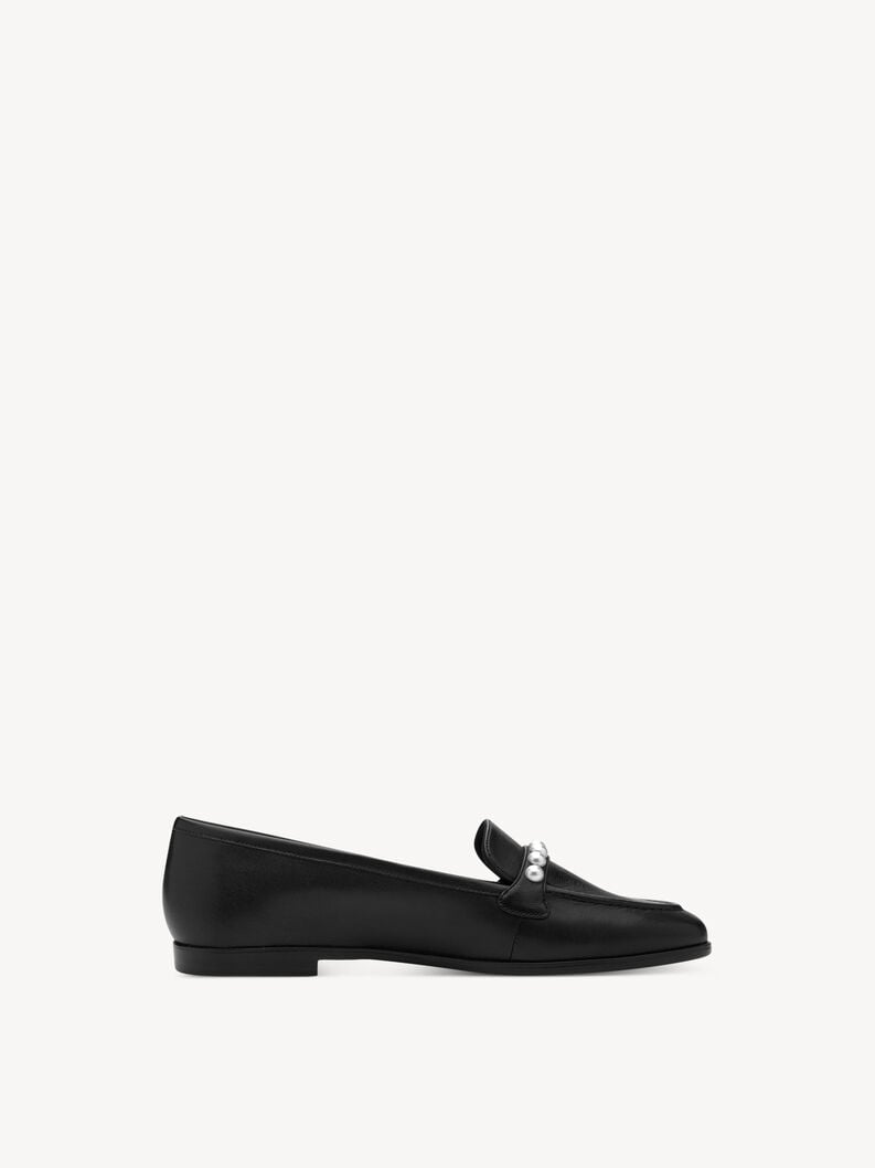cuoio di pattino - nero 1-24220-44-003 compra tamaris scarpe basse pantofole online