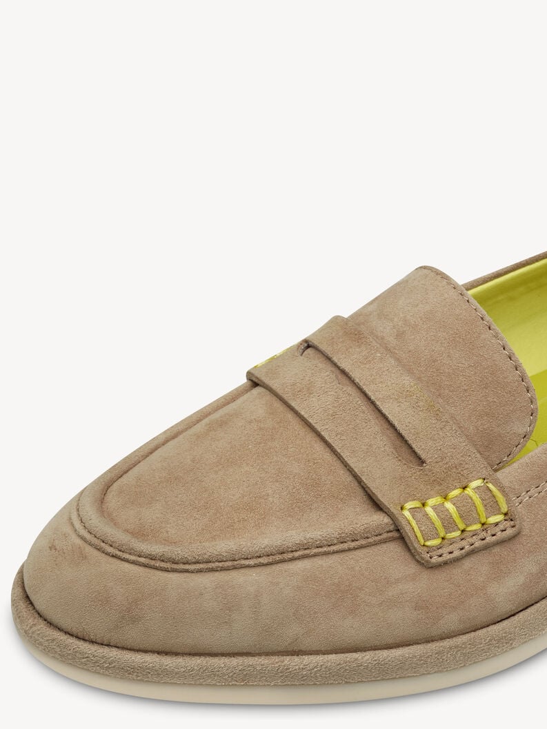cuoio di pattino - marrone 1-24224-44-435 compra tamaris scarpe basse pantofole online