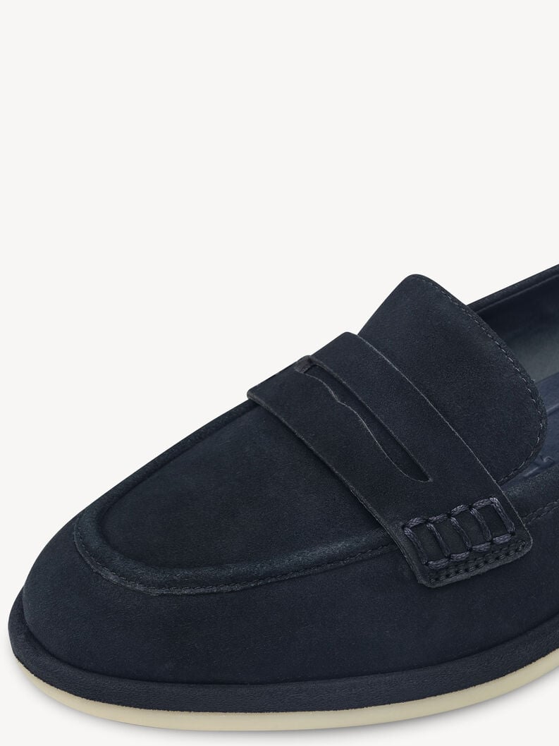 cuoio di pattino - blu 1-24224-44-805 compra tamaris scarpe basse pantofole online