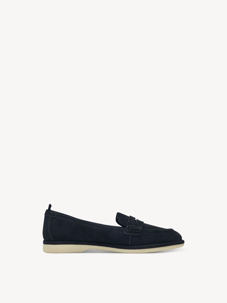 cuoio di pattino - blu 1-24224-44-805 compra tamaris scarpe basse pantofole online