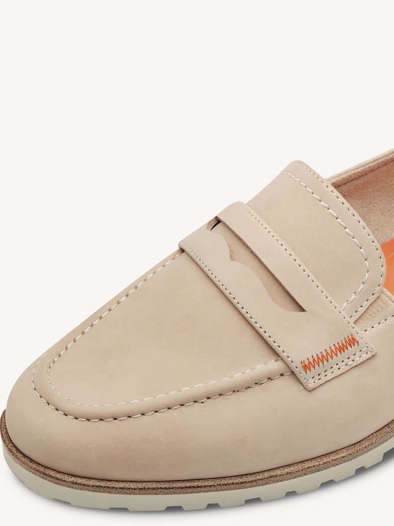 cuoio di pattino - beige 1-24228-44-418 compra tamaris scarpe basse pantofole online