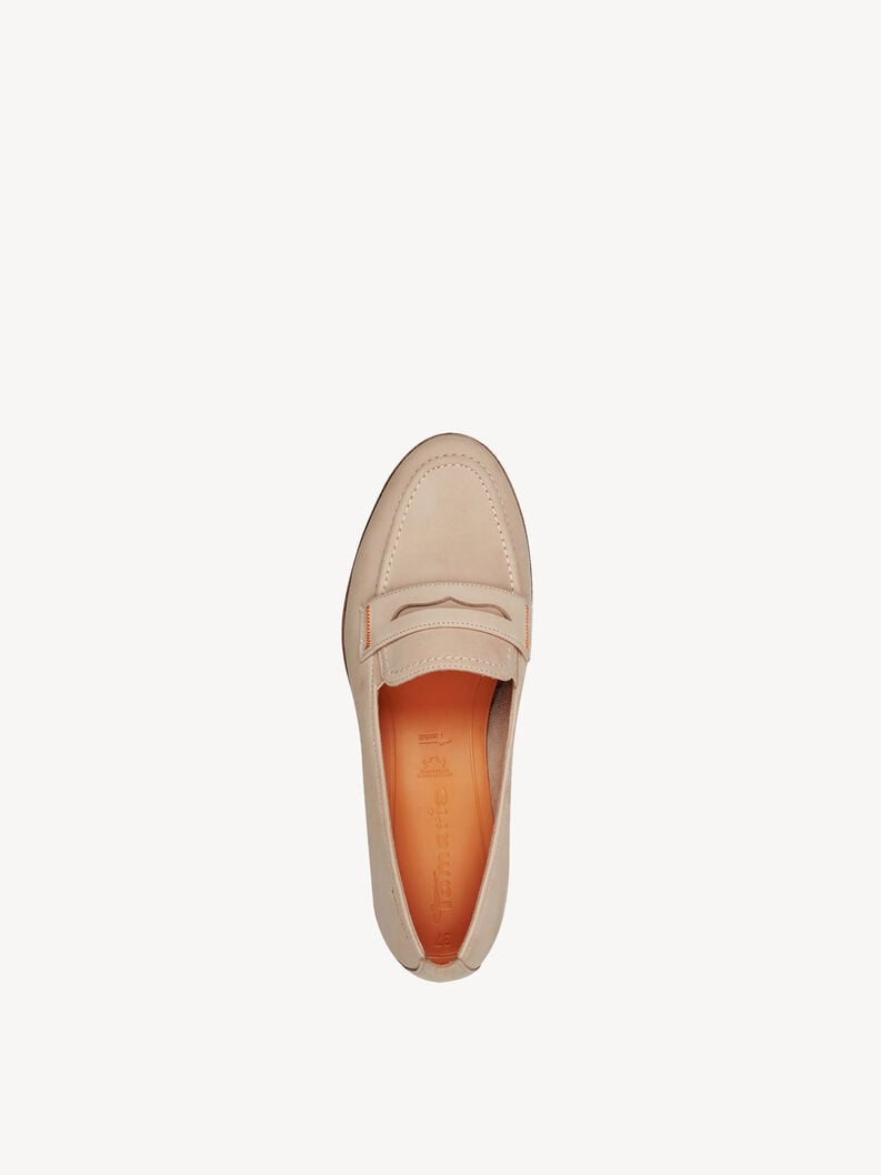 cuoio di pattino - beige 1-24228-44-418 compra tamaris scarpe basse pantofole online