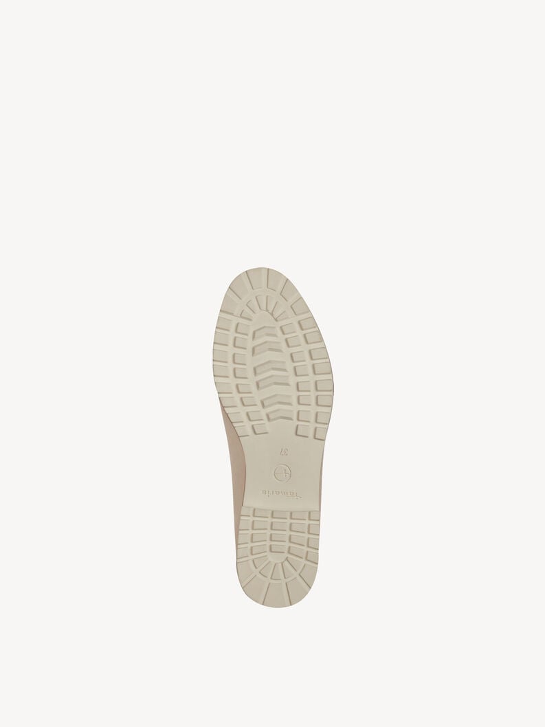 cuoio di pattino - beige 1-24228-44-418 compra tamaris scarpe basse pantofole online