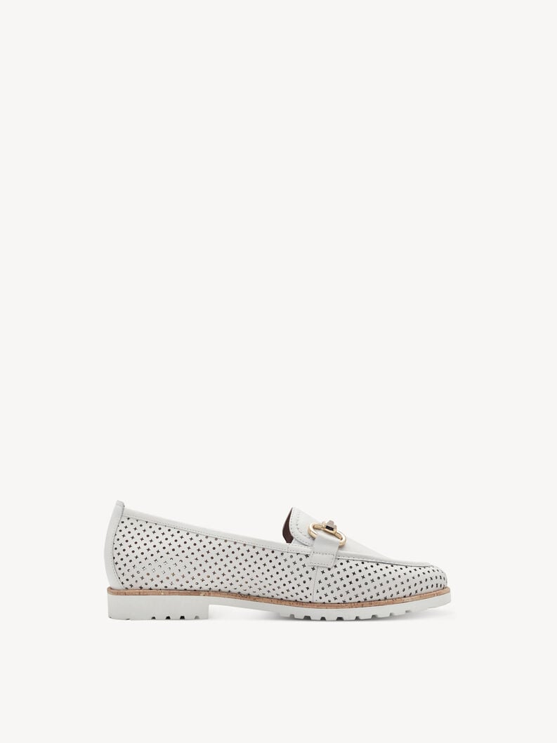 cuoio di pattino bianco 1-24230-44-100 compra tamaris scarpe basse pantofole online