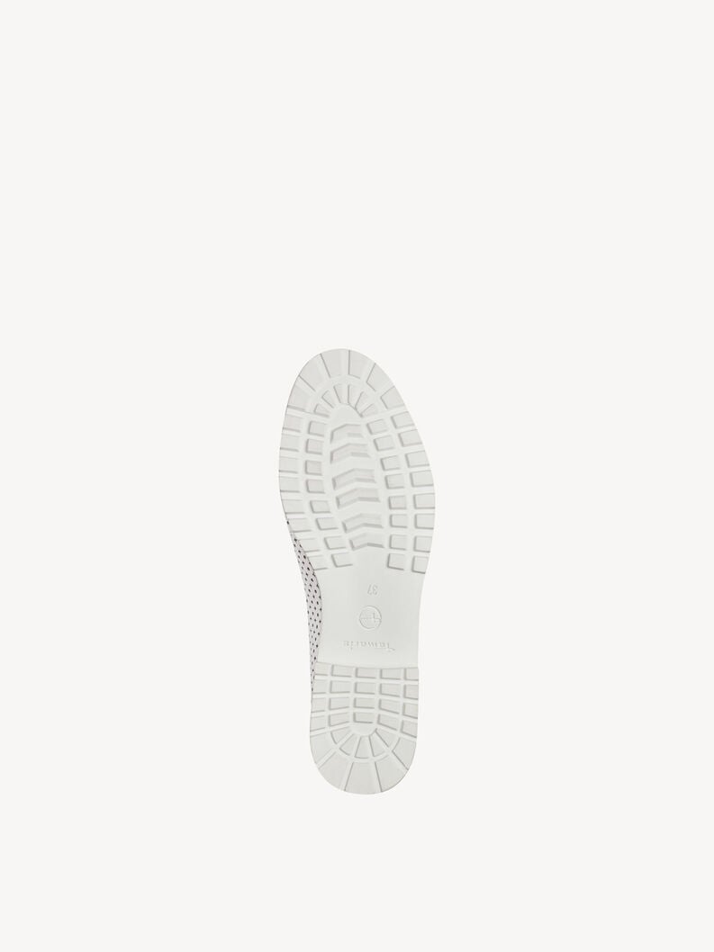 cuoio di pattino bianco 1-24230-44-100 compra tamaris scarpe basse pantofole online