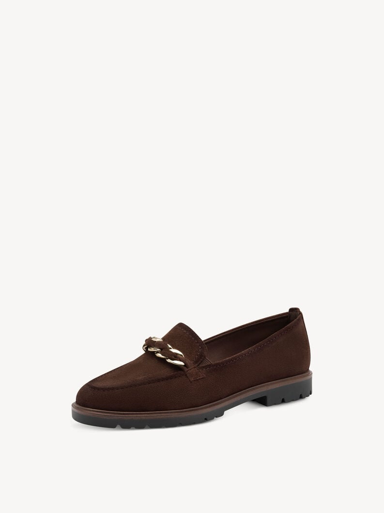 cuoio di pattino - marrone 1-24230-45-304 compra tamaris scarpe basse pantofole online