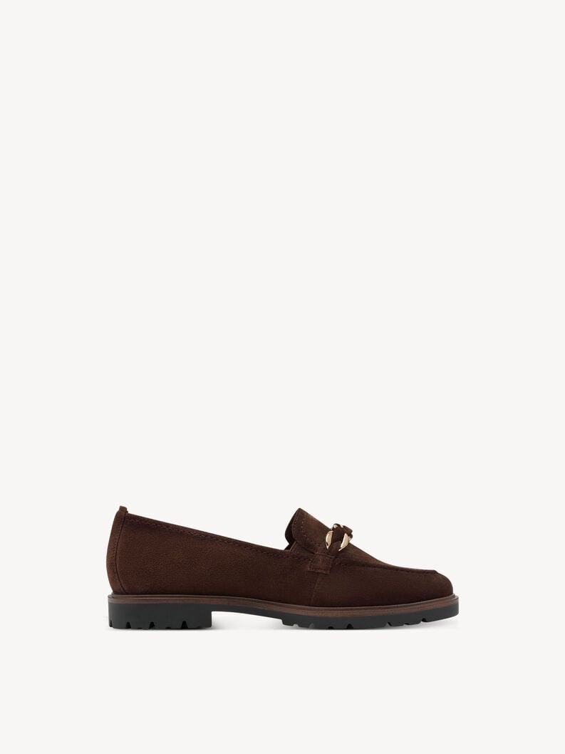 cuoio di pattino - marrone 1-24230-45-304 compra tamaris scarpe basse pantofole online