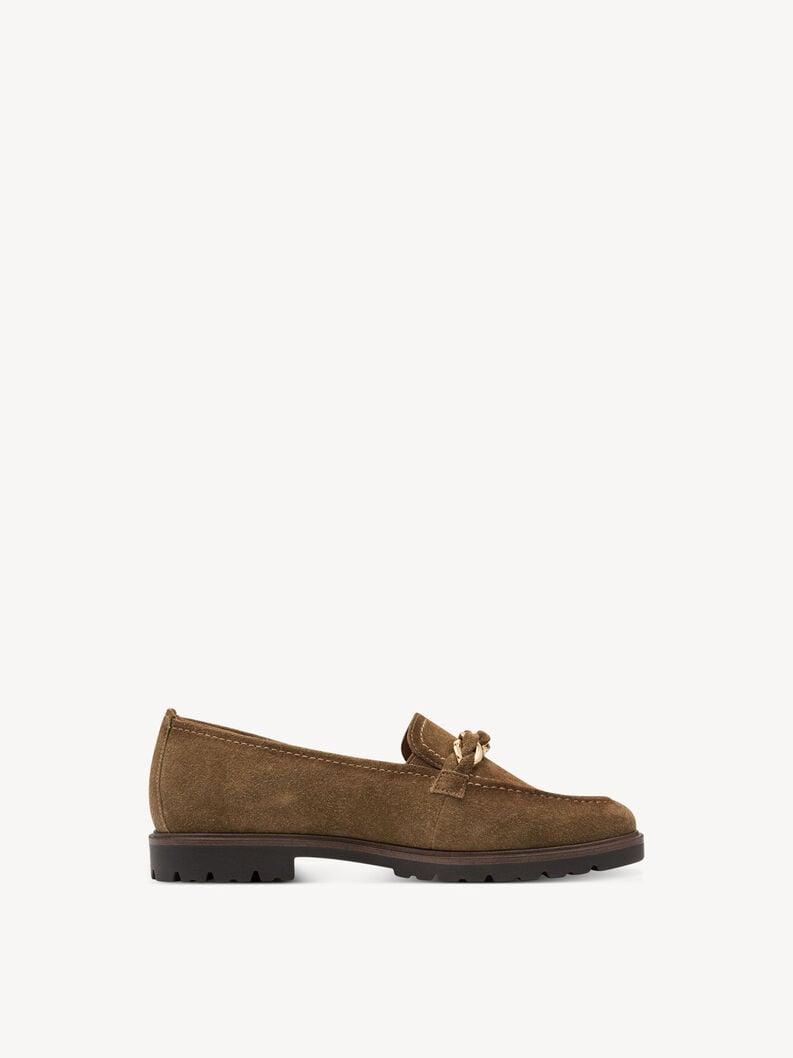 cuoio di pattino - marrone 1-24230-45-310 compra tamaris scarpe basse pantofole online