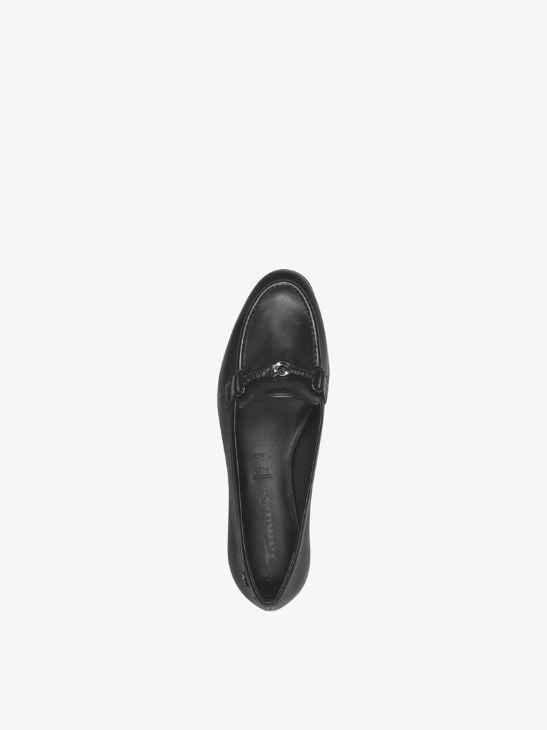 cuoio di pattino - nero 1-24240-44-003 compra tamaris scarpe basse pantofole online