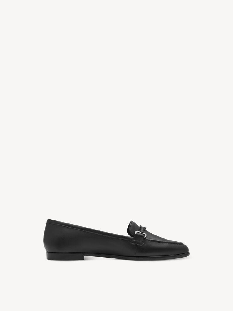 cuoio di pattino - nero 1-24240-44-003 compra tamaris scarpe basse pantofole online