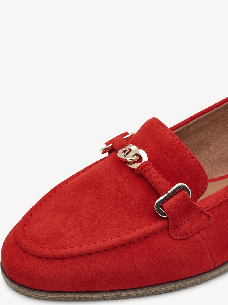 cuoio di pattino rosso 1-24240-44-500 compra tamaris scarpe basse pantofole online