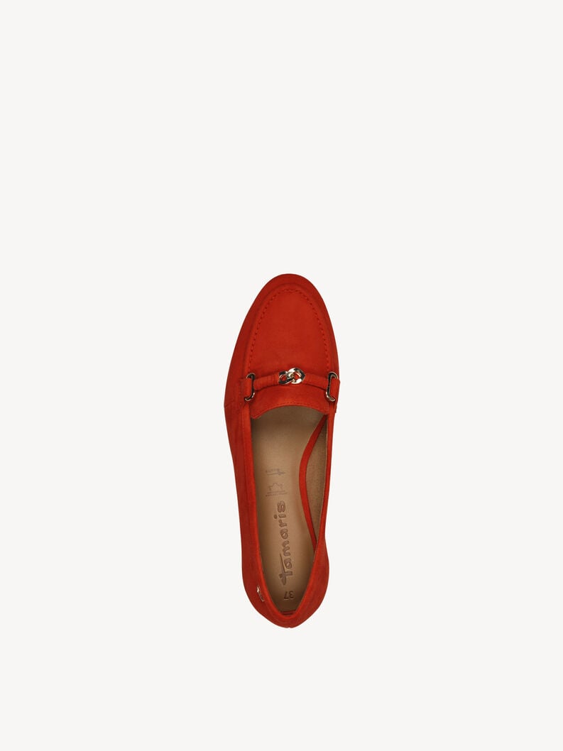 cuoio di pattino rosso 1-24240-44-500 compra tamaris scarpe basse pantofole online