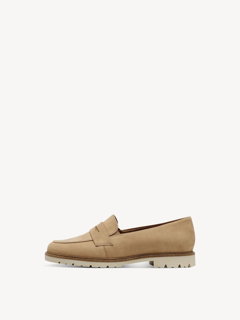 cuoio di pattino - marrone 1-24290-41-310 compra tamaris scarpe basse pantofole online