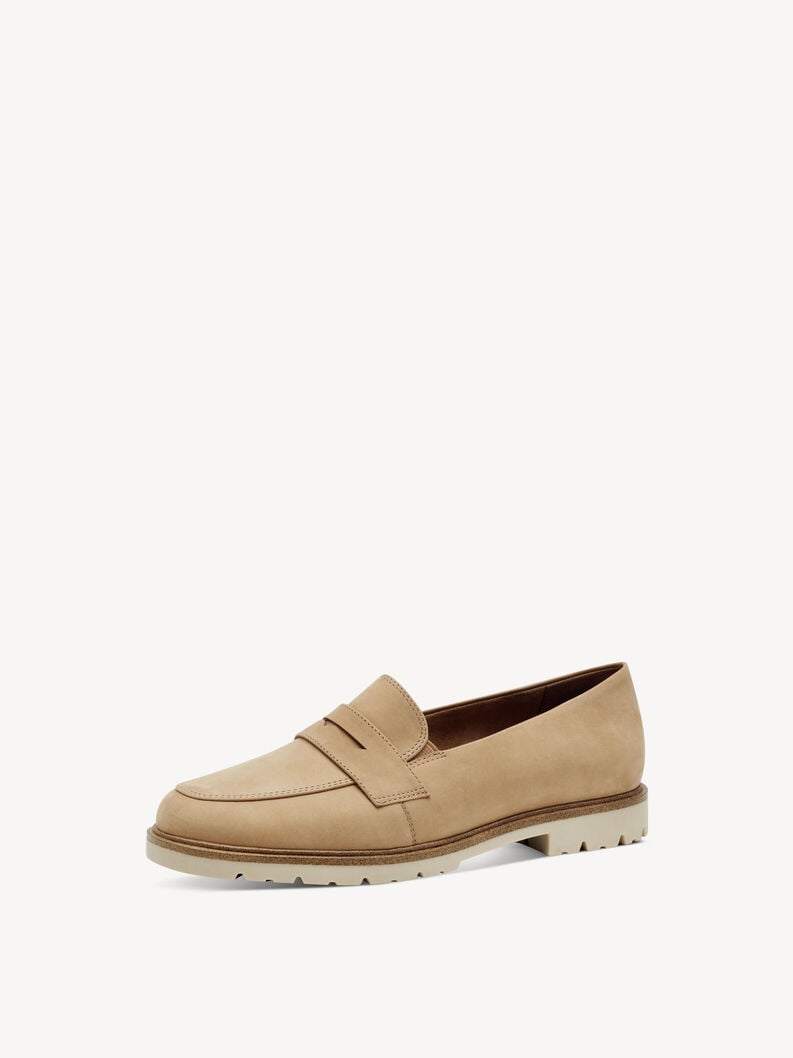 cuoio di pattino - marrone 1-24290-41-310 compra tamaris scarpe basse pantofole online