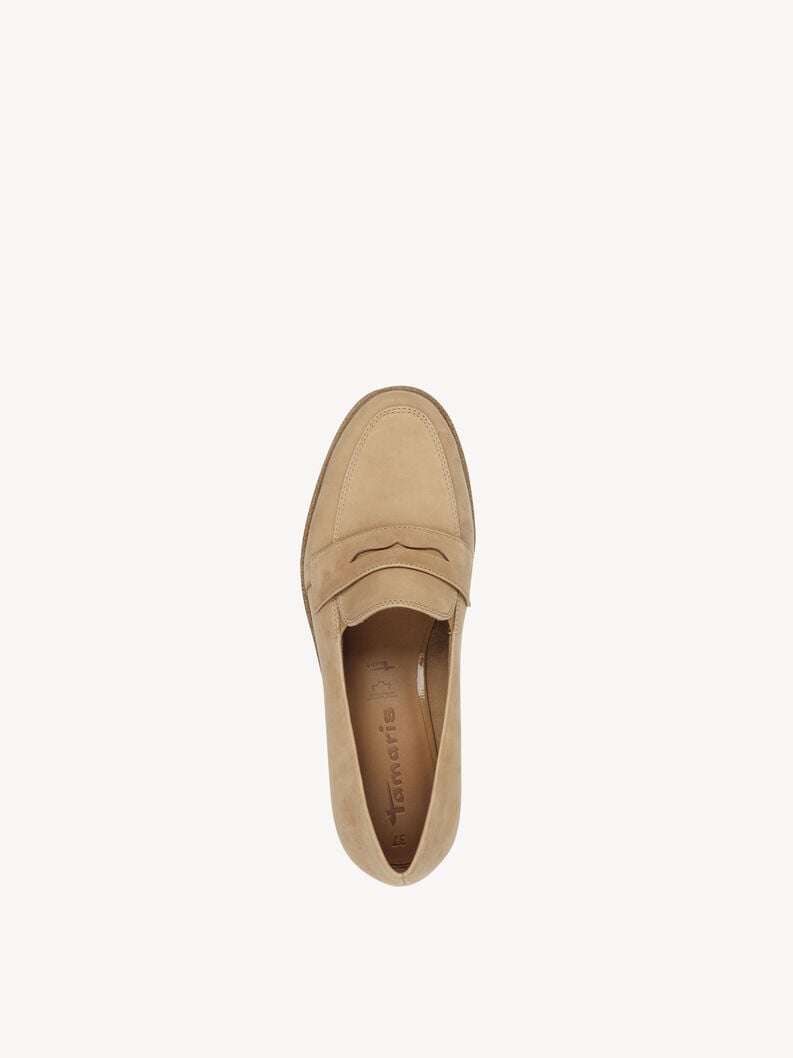 cuoio di pattino - marrone 1-24290-41-310 compra tamaris scarpe basse pantofole online