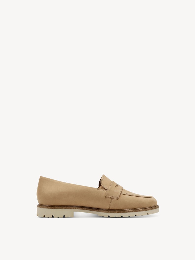 cuoio di pattino - marrone 1-24290-41-310 compra tamaris scarpe basse pantofole online