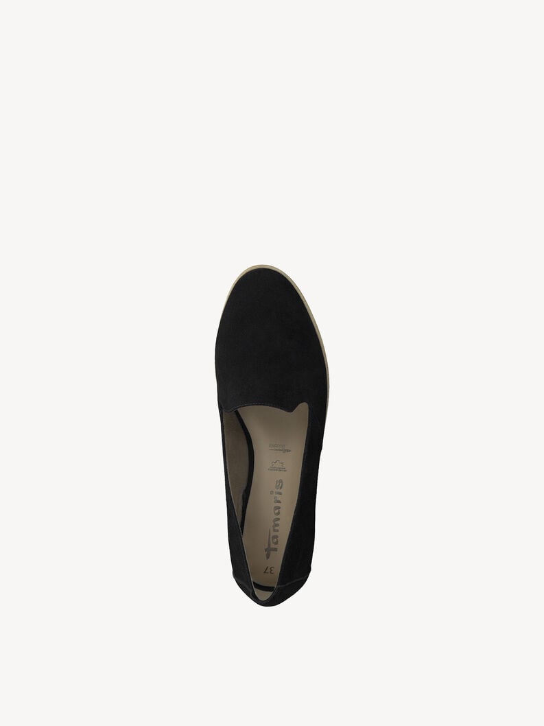 cuoio di pattino - nero 1-24298-42-001 compra tamaris scarpe basse pantofole online