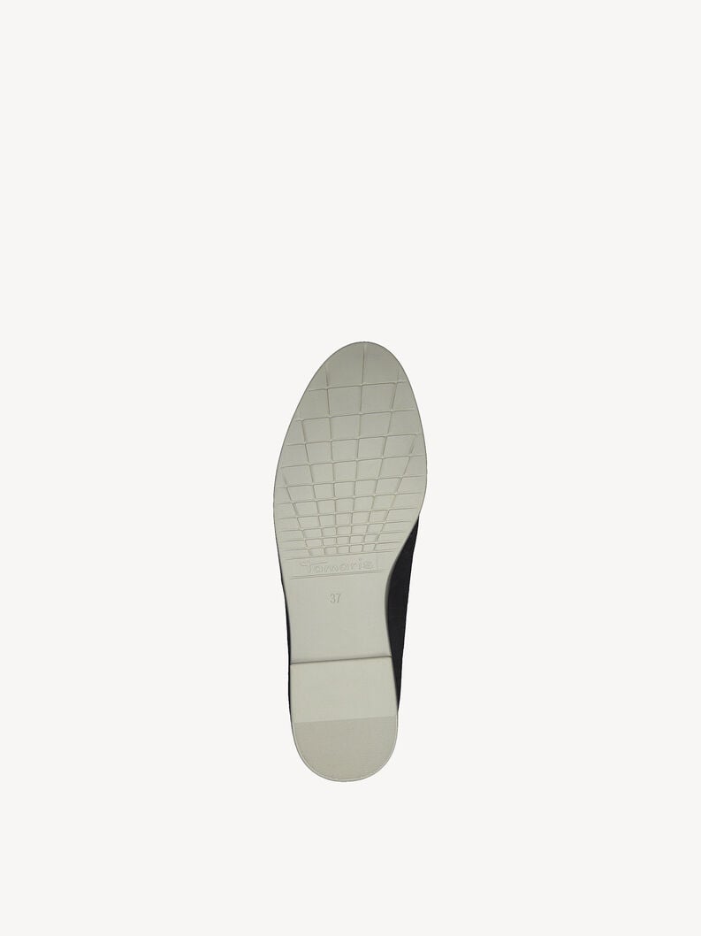 cuoio di pattino - nero 1-24298-42-001 compra tamaris scarpe basse pantofole online