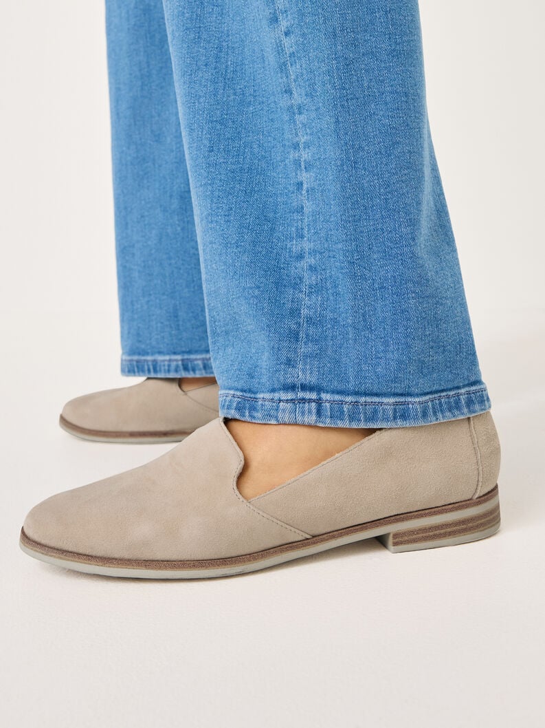 cuoio di pattino - beige 1-24298-42-400 compra tamaris scarpe basse pantofole online