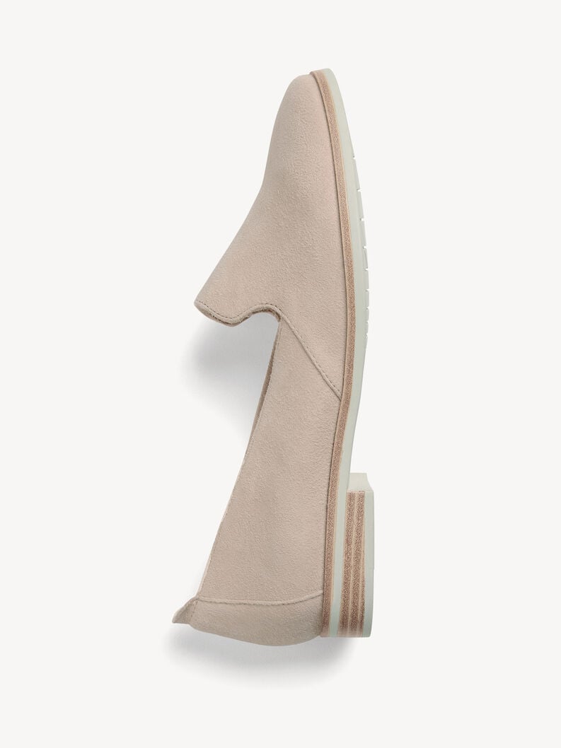 cuoio di pattino - beige 1-24298-42-400 compra tamaris scarpe basse pantofole online