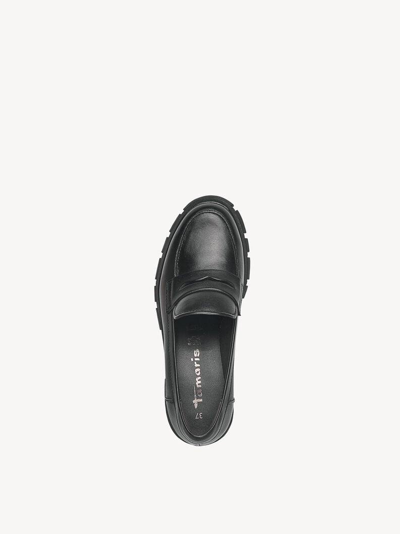 cuoio di pattino - nero 1-24439-41-003 compra tamaris scarpe basse pantofole online